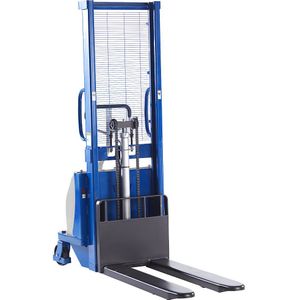 Semi-elektrische disselstapelaar, laadvermogen 1200 kg, hefhoogte 1600 mm