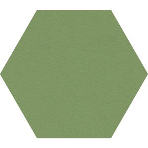 Chameleon Design prikbord zeshoekig, kurk, b x h = 600 x 600 mm, groen
