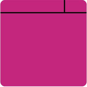 Plakbriefjes, magnetisch, l x b = 100 x 100 mm, VE = 10 stuks, roze