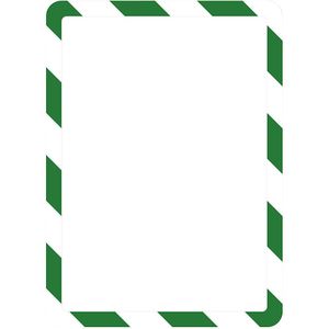 Tarifold Transparante presentatiezichthoes A4, met magnetische sluiting, groen/wit, VE = 2 stuks