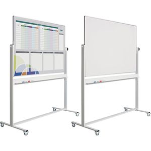 eurokraft pro Individueel bedrukt kantelbord, mobiel, aan één zijde bedrukt, b x h = 2000 x 1000 mm