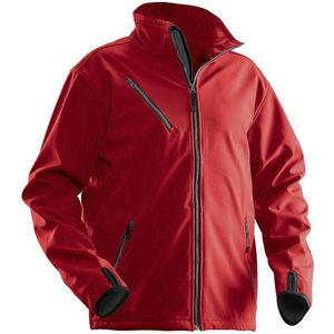 Leipold+Döhle Softshell jas, rood, maat L