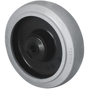 Elastische band op PA-velg, kogellager, wiel-Ø x -breedte = 80 x 35 mm