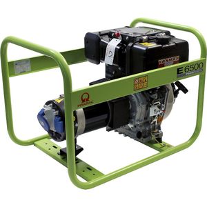 Pramac Stroomgenerator E-serie - diesel, 230 V, E 6500 - 230 V, 4,9 kVA, 4,4 kW