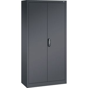 C+P ACURADO universele kast, b x d = 930 x 400 mm, zwartgrijs / zwartgrijs, vanaf 2 stuks