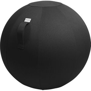VLUV LEIV-zitbal, stoffen bekleding in canvas-look, 700 - 750 mm, zwart