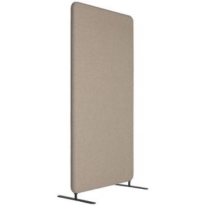 Akoestische scheidingswand Softline Salsa, textiel, h x b = 1700 x 1200 mm, beige