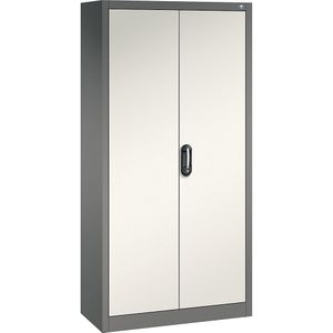 C+P ACURADO universele kast, b x d = 930 x 400 mm, vulkaangrijs/parelwit