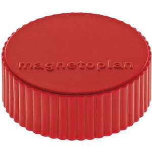 magnetoplan Magneet DISCOFIX MAGNUM, Ø 34 mm, VE = 50 stuks, rood