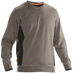 Leipold+Döhle Sweatshirt, kaki/zwart, maat XL