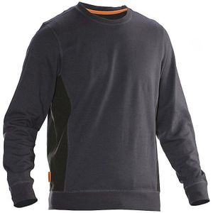 Leipold+Döhle Sweatshirt, donkergrijs/zwart, maat M