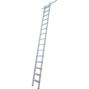 KRAUSE Treden-stellingladder, om op te hangen, 1 paar inhanghaken inbegrepen, 15 treden