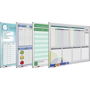 eurokraft pro Individueel bedrukt whiteboard, sublimatiestaal, b x h = 1800 x 900 mm