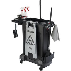 Rubbermaid Slim Jim Rim Caddy Kit, zwart (VB238563)