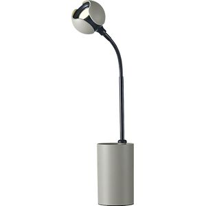 Hansa LED-tafellamp FLOWER, hoogte 475 mm, taupe