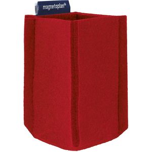magnetoplan Pennenbak magnetoTray, SMALL, h x b x d = 100 x 60 x 60 mm, rood, vanaf 10 stuks