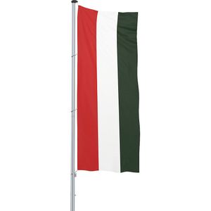 Mannus Hijsvlag/landvlag, formaat 1,2 x 3 m, Hongarije