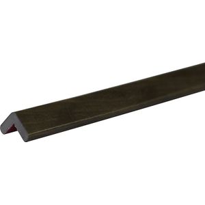 SHG Knuffi®-hoekbescherming, type E, stuk van 1 m, gecoat hout donker