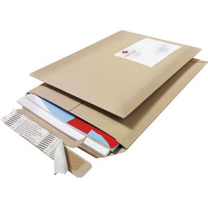 ratioform Verzendenveloppen Printstar, bruin, inwendige l x b = 245 x 170 mm, VE = 100 stuks