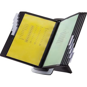 DURABLE Tafelstandaardset SHERPA STYLE, 10 transparante zichtmappen A4, incl. opsteekruiters