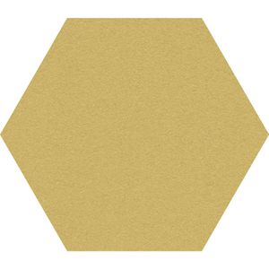 Chameleon Design prikbord zeshoekig, kurk, b x h = 600 x 600 mm, geel