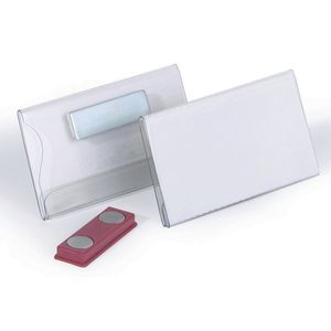 DURABLE Naambord met magneet van harde folie, h x b = 40 x 75 mm, VE = 25 stuks