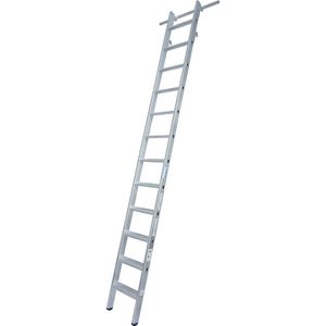 KRAUSE Treden-stellingladder, om op te hangen, 2 paar inhanghaken inbegrepen, 12 treden