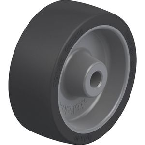Blickle Wiel met loopvlak van siliconenrubber POSI, glijlager, wiel-Ø x breedte = 100 x 40 mm