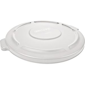 Rubbermaid Deksel BRUTE® met afvoerkanalen, voor bak van 121 l, wit