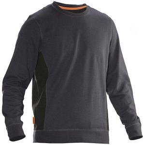 Leipold+Döhle Sweatshirt, donkergrijs/zwart, maat S
