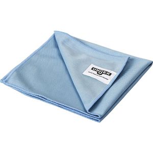 Unger Vensterdoek MicroWipe™, microvezeldoek voor glas en kozijn, blauw, l x b = 800 x 600 mm, vanaf 5 stuks