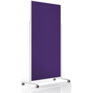 magnetoplan Designpresentatiebord VarioPin, bordformaat 1800 x 1000 mm, vilt, paarsblauw