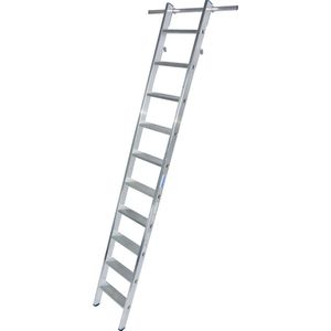 KRAUSE Treden-stellingladder, om op te hangen, 2 paar inhanghaken inbegrepen, 10 treden