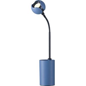 Hansa LED-tafellamp FLOWER, hoogte 475 mm, duifblauw