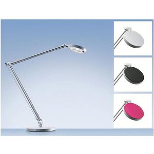 Hansa LED-bureaulamp 4YO - 6,5  - Zwar - Zilverkleuri - Framboos