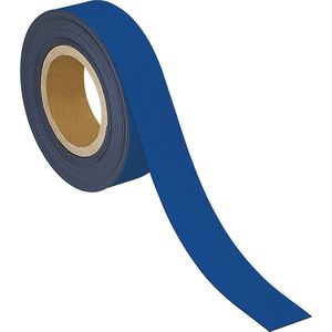 MAUL Markeringstape, magneethoudend, l x b = 10000 x 40 mm, VE = 2 stuks, blauw