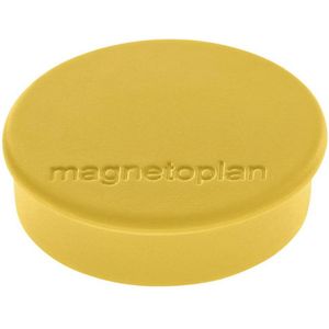 magnetoplan Magneet DISCOFIX HOBBY, Ø 25 mm, VE = 100 stuks, geel