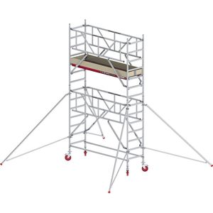 Altrex Rolsteiger RS TOWER 41 smal met Safe-Quick®, houten platform, lengte 2,45 m, werkhoogte 5,20 m