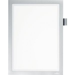 DURABLE DURAFRAME® informatieframe MAGNETIC NOTE A4, meteen te beschrijven, zelfklevend, VE = 5 stuks, frame zilver