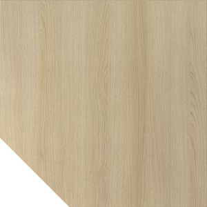 eurokraft pro ANNY - Verbinding, trapeziumvormig incl. steunpoot, eikenhout / grafiet