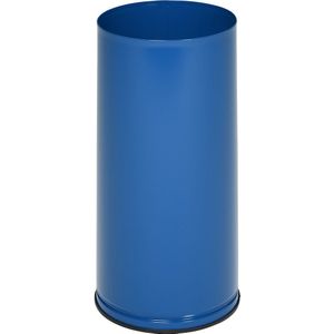 VAR Paraplubak, hoogte 610 mm, plaatstaal, verzinkt, gentiaanblauw RAL 5010