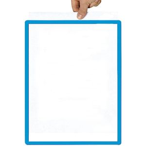 Frame met transparante folie, papierformaat A5, VE = 10 stuks, magnetisch, blauw