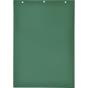 Etiketzakken met perforatie voor ophangen, staand formaat A4, met beschermklep, groen, VE = 50 stuks