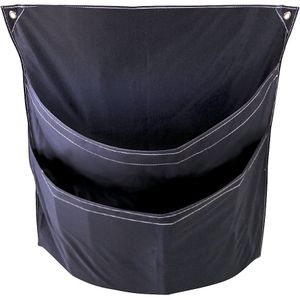 Racksack® voor transportwagens, met 2 vakken, blauw, VE = 10 stuks