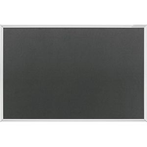 magnetoplan Prikbord, vilt, grijs, b x h = 1500 x 1000 mm