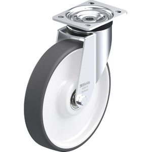Blickle Plaatstalen zwenkwiel L-POTH, wiel-Ø 250 mm, draagvermogen 500 kg, zwenkwiel