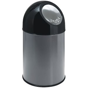 V-Part Pushbin Prullenbak - 30 l - RVS