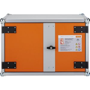 CEMO Veilige acculaadkast voor brandmeldinstallaties, b x d = 830 x 660 mm, zonder voeten