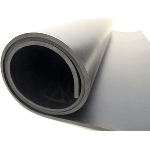 COBA Standaard industrieel rubber, per str. m, rollengte max. 5 m, hoogte 8 mm