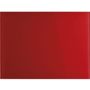 magnetoplan Designbord van glas, magnetisch, b x h = 800 x 600 mm, kleur intensief rood